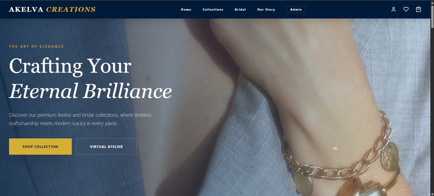 AKelva – A Luxury E-commerce Jewellery Store
