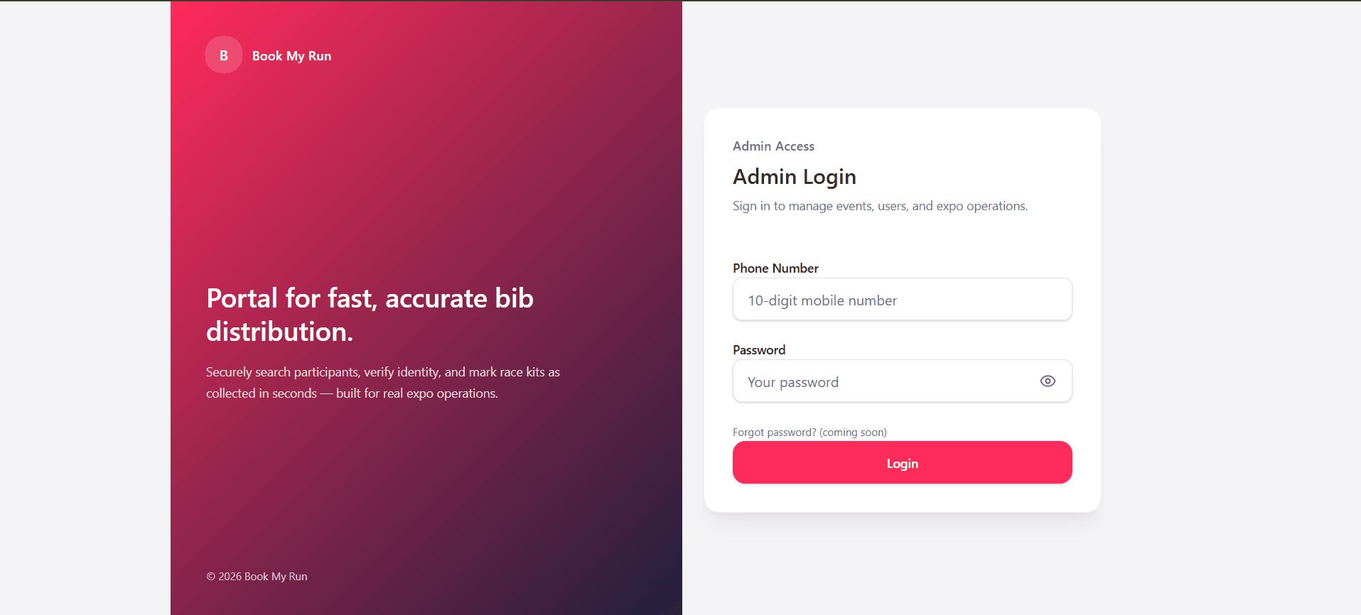 Registration Dashboard